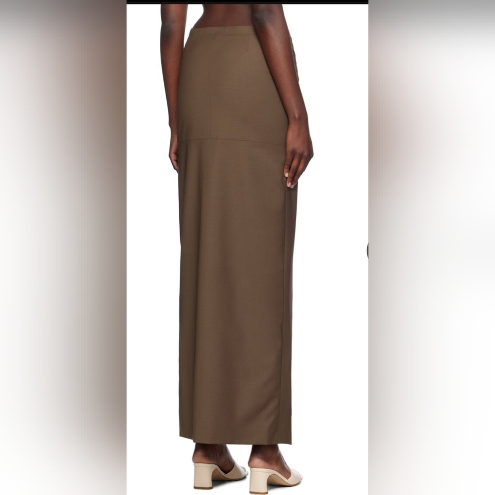 Aya Muse Castor maxi skirt in brown XS NWT - Picture 3 of 6